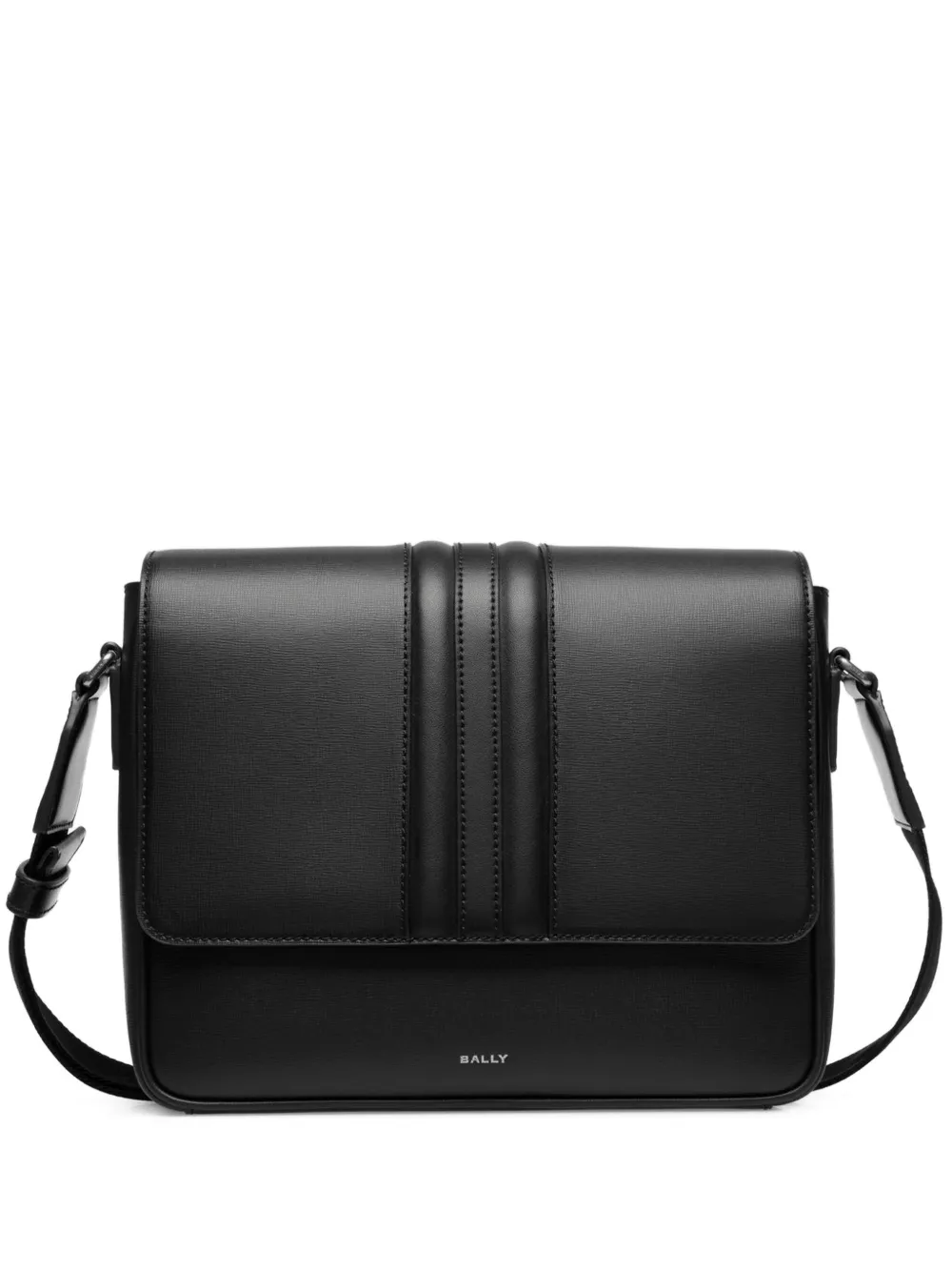 Bally Mythos stripes-detail crossbody bag Zwart