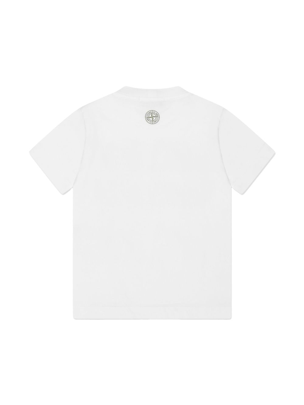 Stone Island Junior logo-print T-shirt - Wit