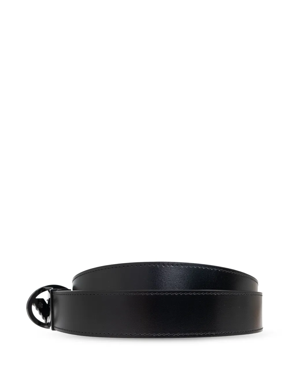 Emporio Armani eagle-buckle leather belt