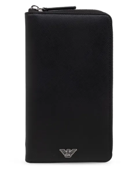 Emporio Armani logo-plaque wallet