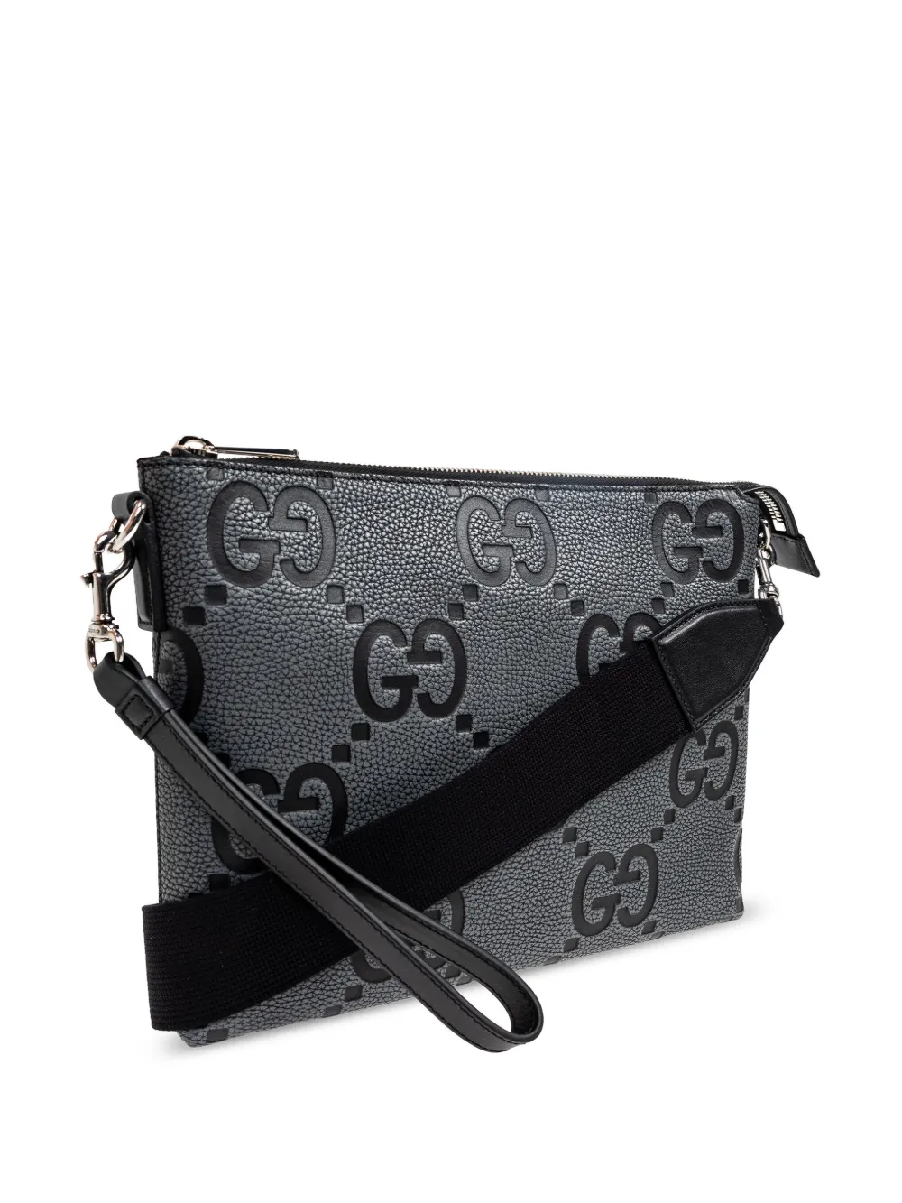 Gucci Jumbo GG messengertas Grijs