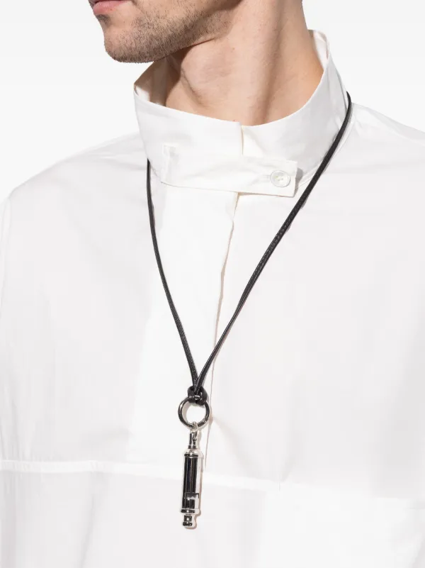 LEMAIRE Acme Whistle Necklace | Silver | FARFETCH