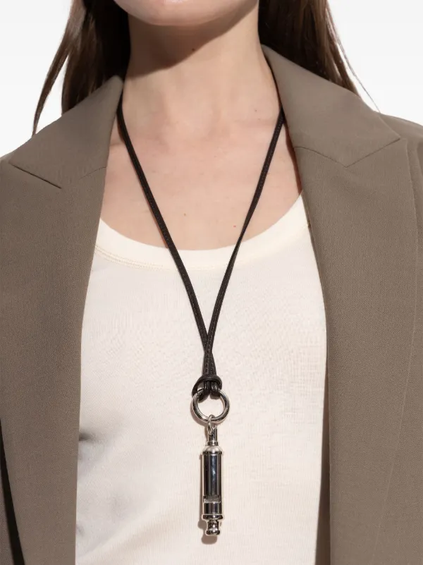 LEMAIRE Acme Whistle Necklace | Silver | FARFETCH