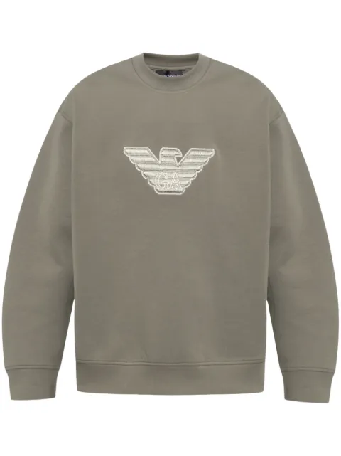Emporio Armani logo-embroidered sweatshirt 