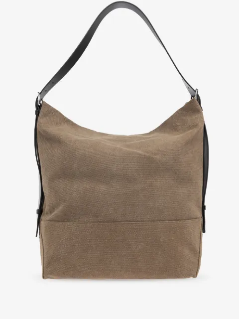 LEMAIRE belted tote bag in cotton canvas