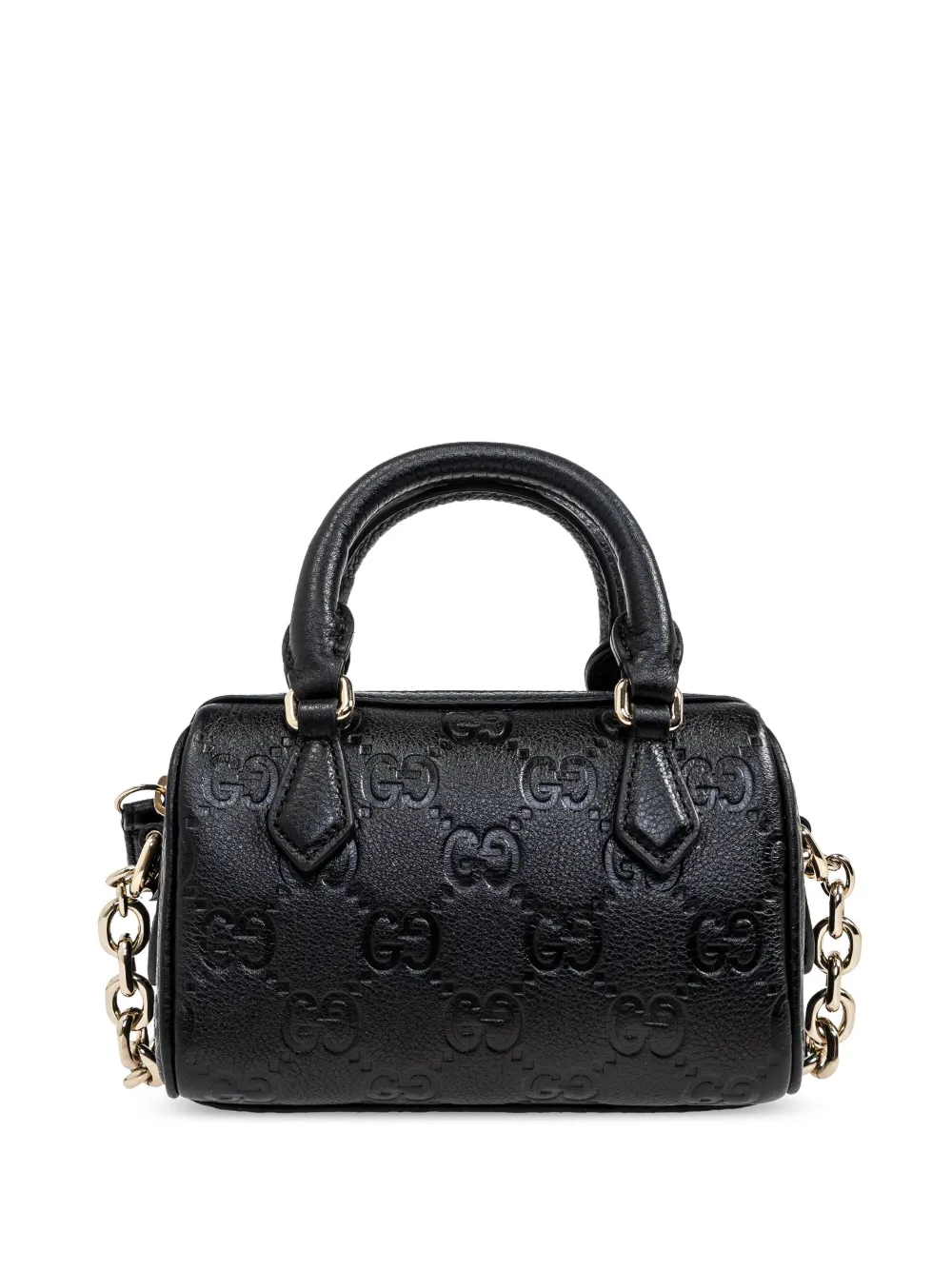 Gucci mini GG Emblem tote bag | Black | Image 1