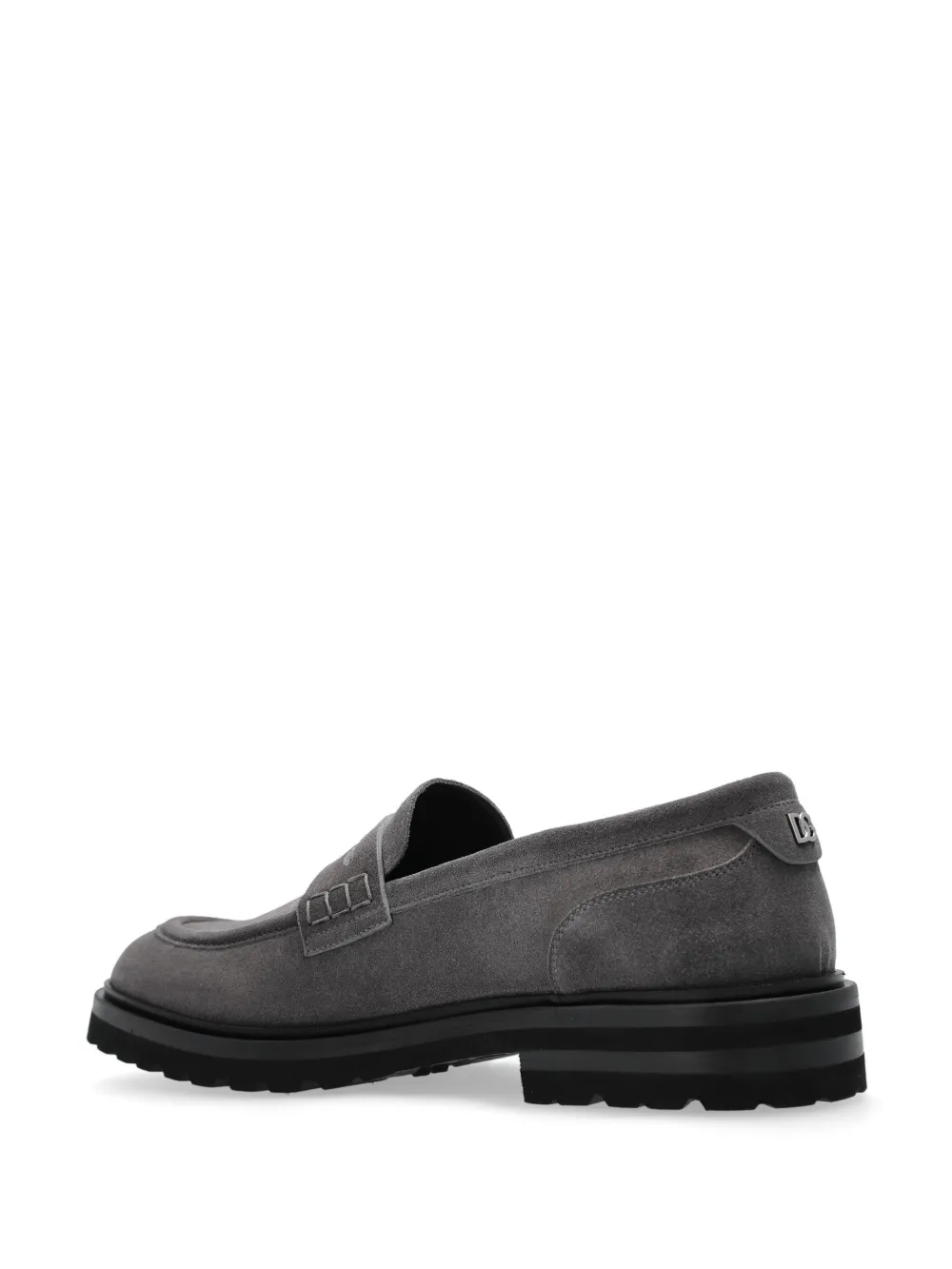 Dolce & Gabbana logo-plaque loafers Grey