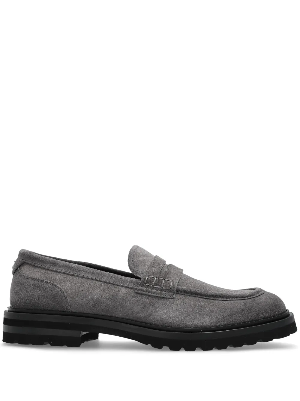 Dolce & Gabbana logo-plaque loafers Grey