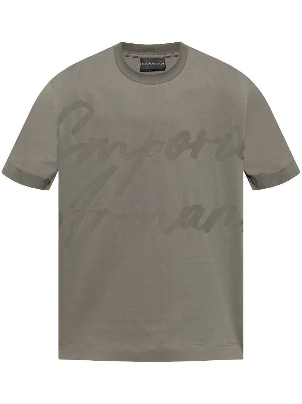 Emporio Armani logo-print T-shirt - Green