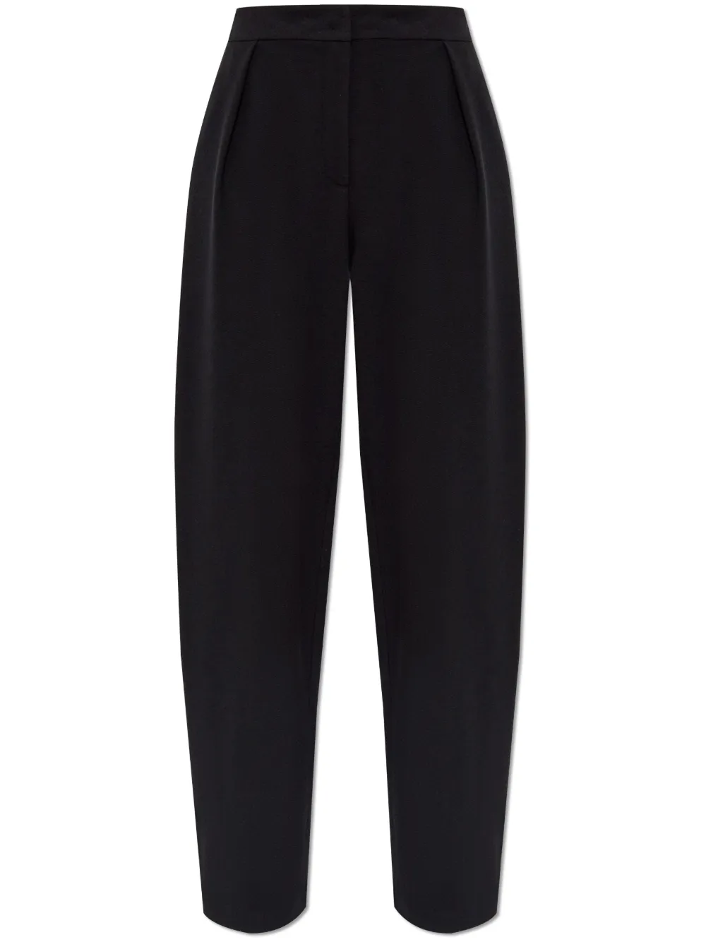 dart-embellished jacquard trousers