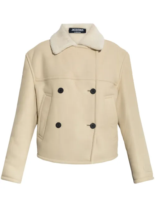 Veste en daim à boutonnière croisée - Jacquemus - Modalova