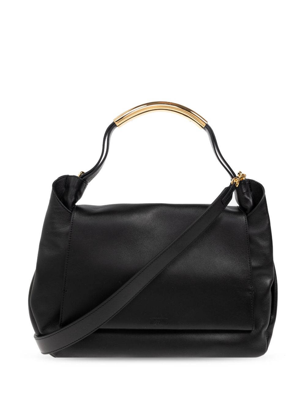 Moschino leather tote bag - Black