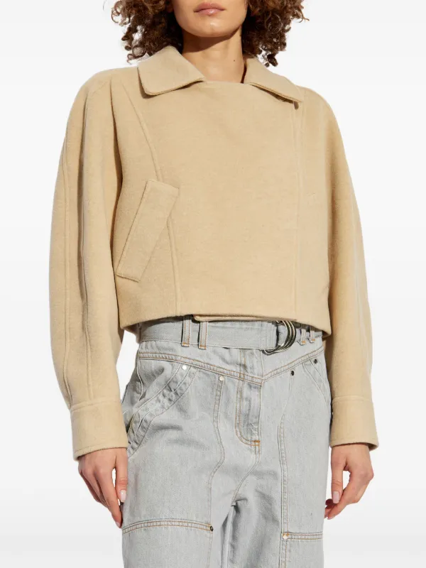 ジャケット IRO Women Jackets SULENAWP07ECR01 BEIGE IRO Syana Jacket | Neutrals | FARFETCH