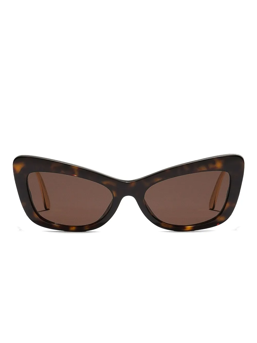 Dolce & Gabbana Eyewear cat-eye frame sunglasses - Marrone