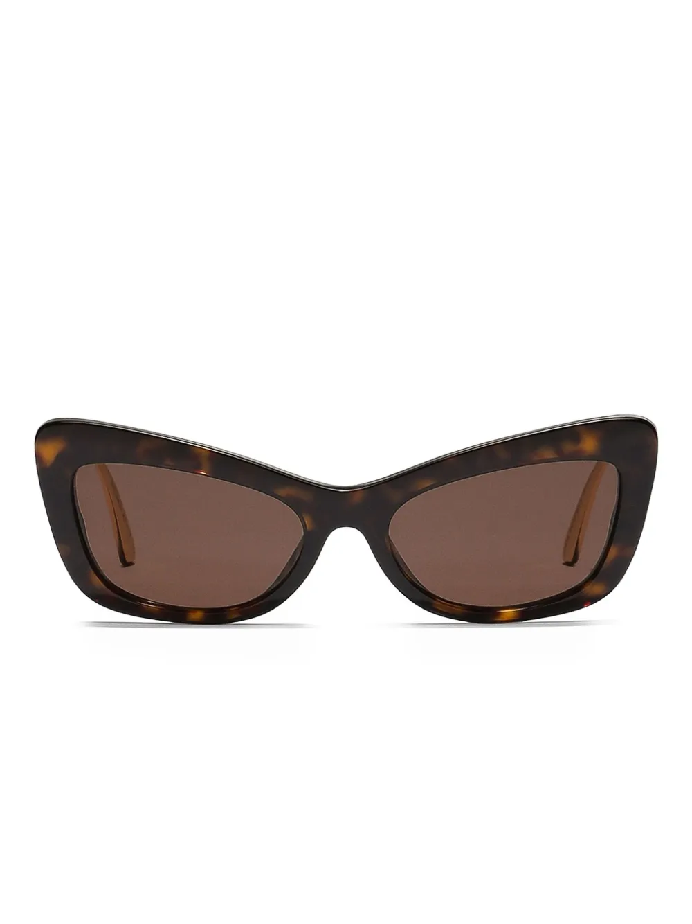 Dolce & Gabbana Eyewear cat-eye frame sunglasses - Marrone