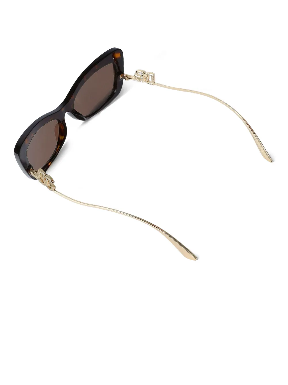 Dolce & Gabbana Eyewear Zonnebril met cat-eye montuur Bruin