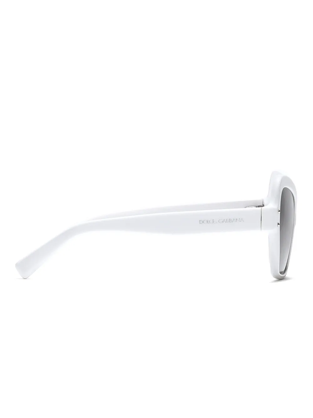 Dolce & Gabbana Eyewear Sharped zonnebril Wit