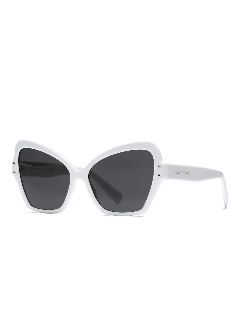 Dolce & Gabbana Eyewear Sharped zonnebril - Wit