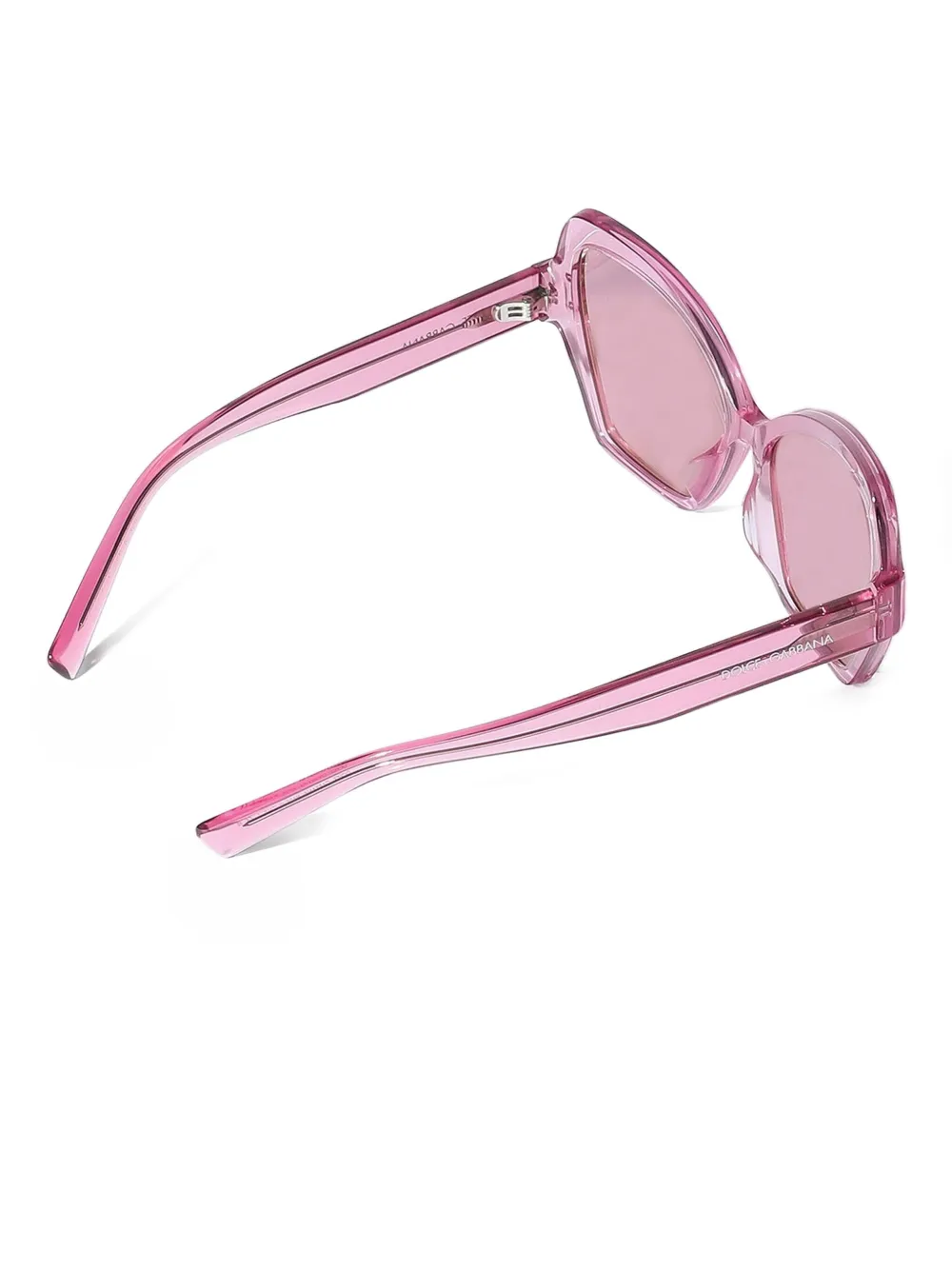 Dolce & Gabbana Eyewear Zonnebril met geometrisch montuur Roze