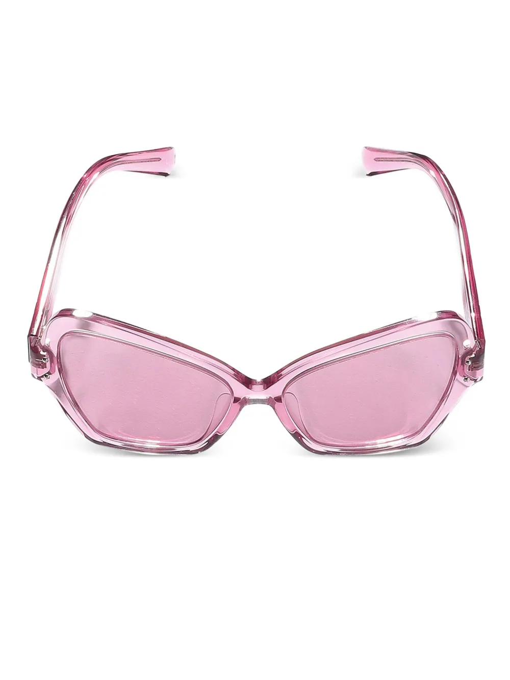 Dolce & Gabbana Eyewear Zonnebril met geometrisch montuur Roze