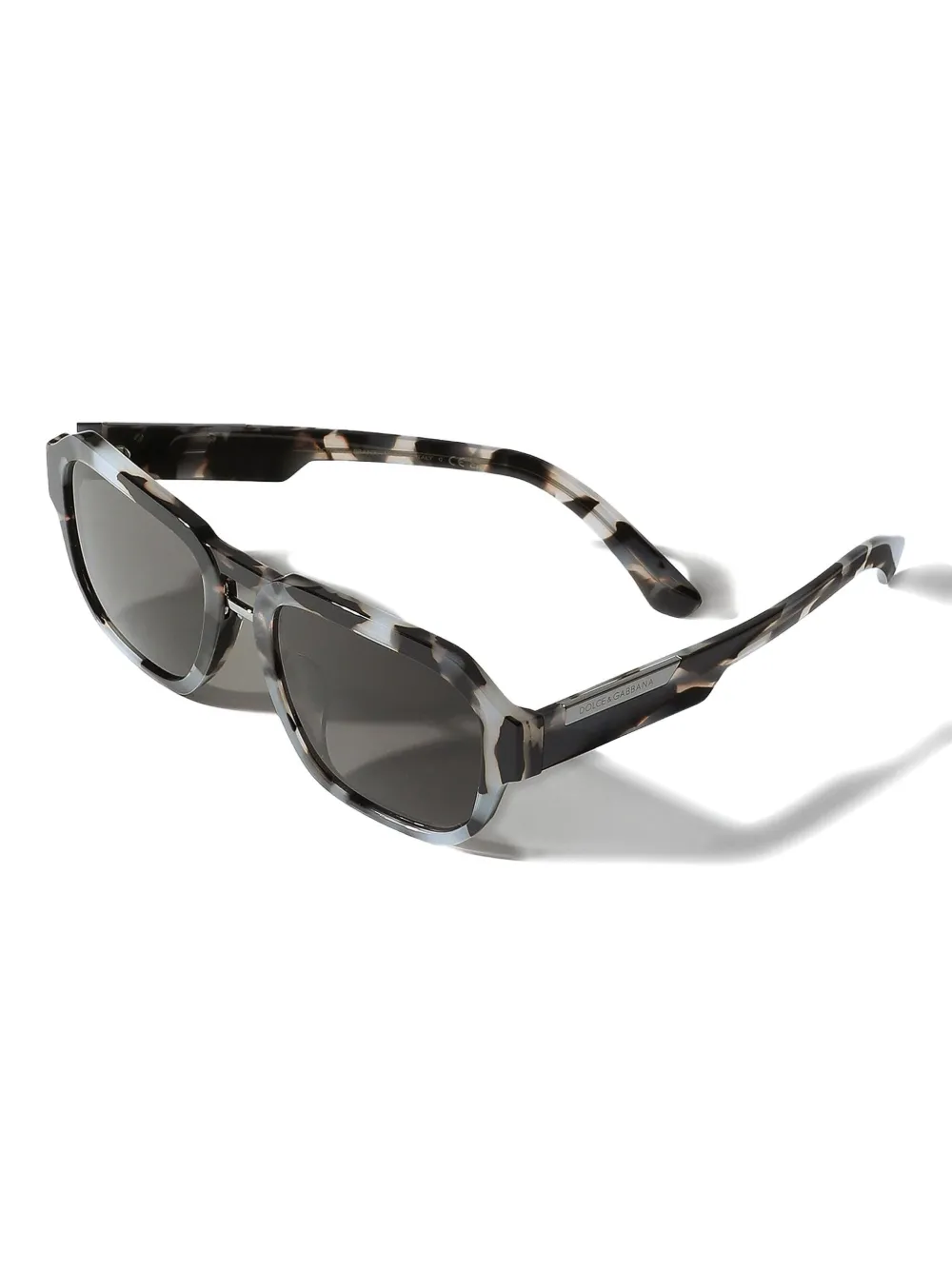 Dolce & Gabbana Tortoiseshell-pattern Sunglasses In Gray