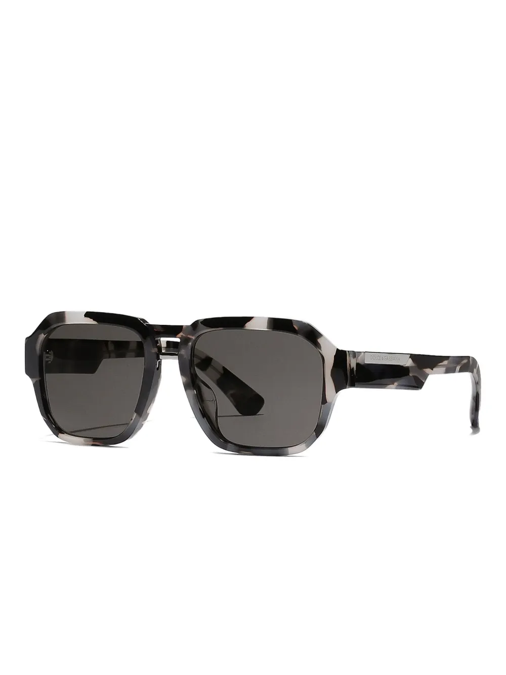 Dolce & Gabbana Tortoiseshell-pattern Sunglasses In Gray