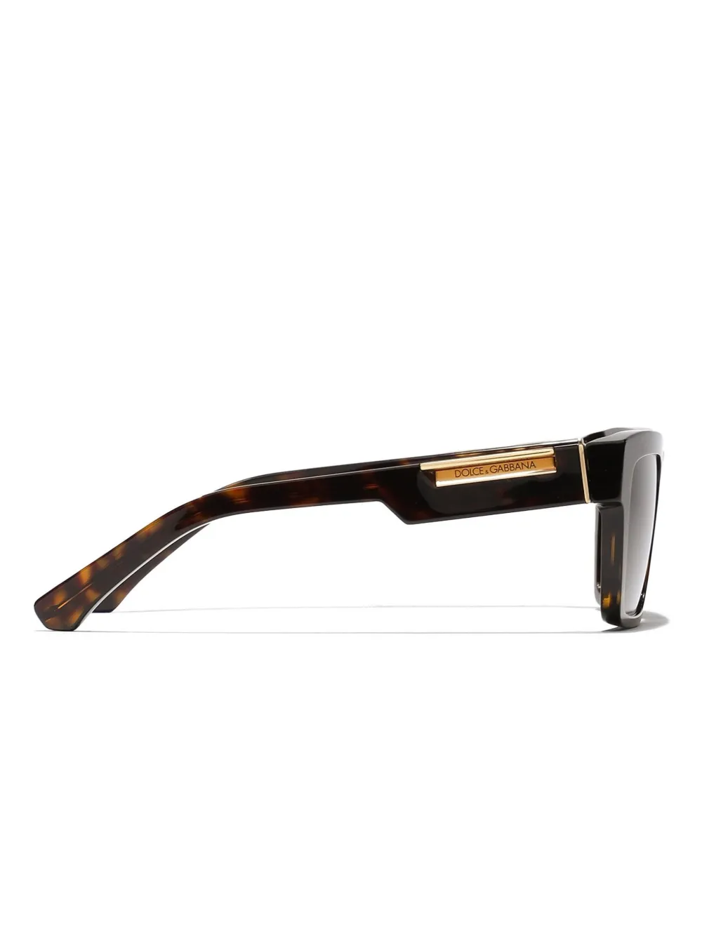 Dolce & Gabbana Eyewear Zonnebril met vierkant montuur Bruin
