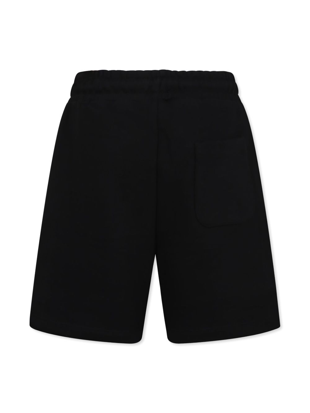 MSGM Kids logo-print track shorts - Zwart