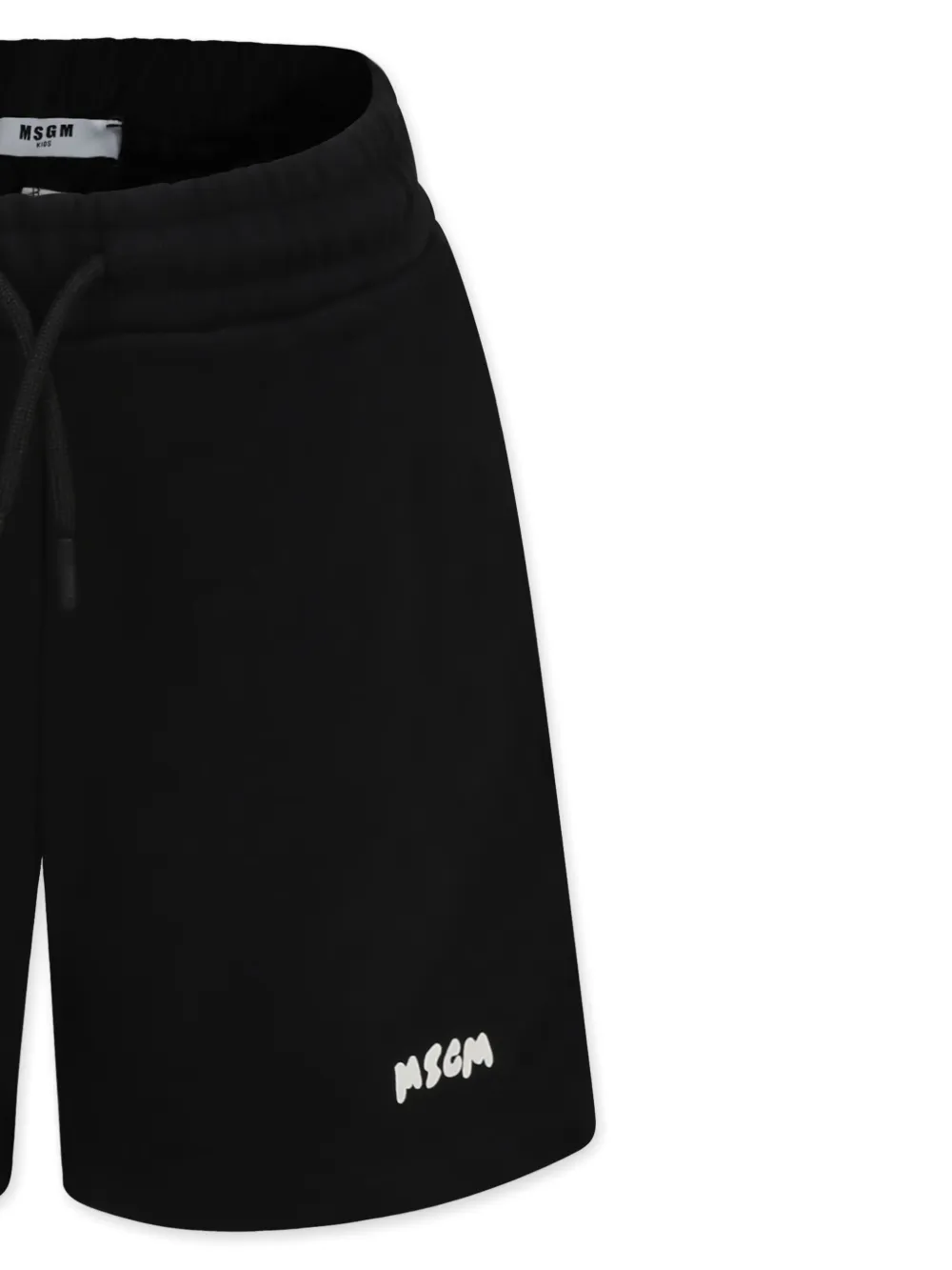 MSGM Kids Trainingsshorts met logoprint Zwart