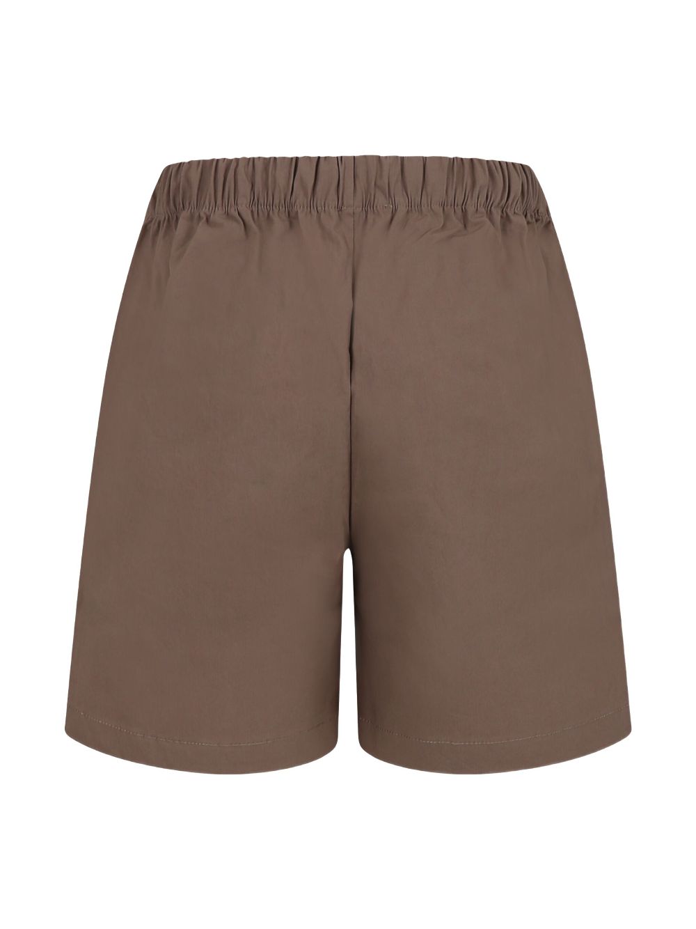 MSGM Kids Shorts met logotag - Bruin