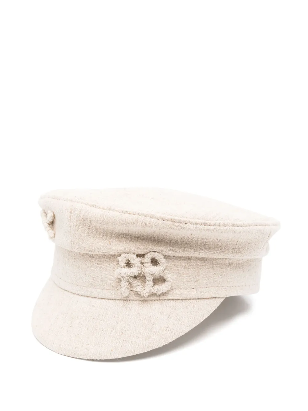 logo-appliqué baker boy hat