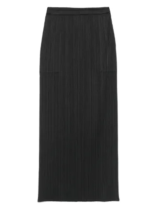 Pleats Please Issey Miyake プリーツ スカート | ブラック | FARFETCH JP