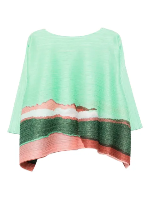Pleats Please Issey Miyake Grainy Colors top