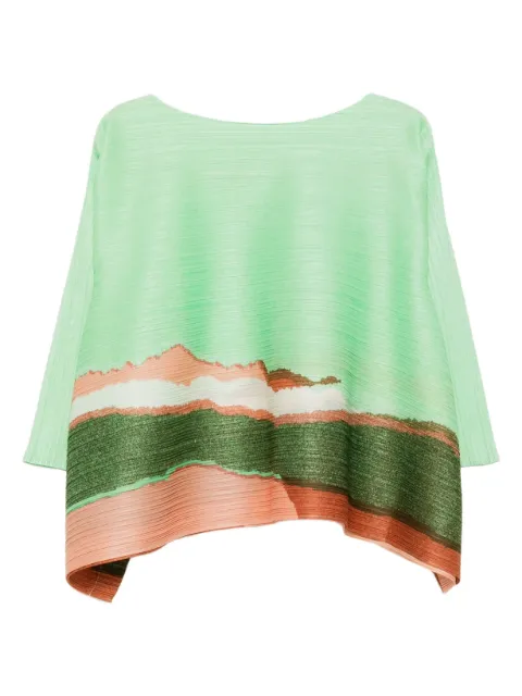 Pleats Please Issey Miyake Grainy Colors top