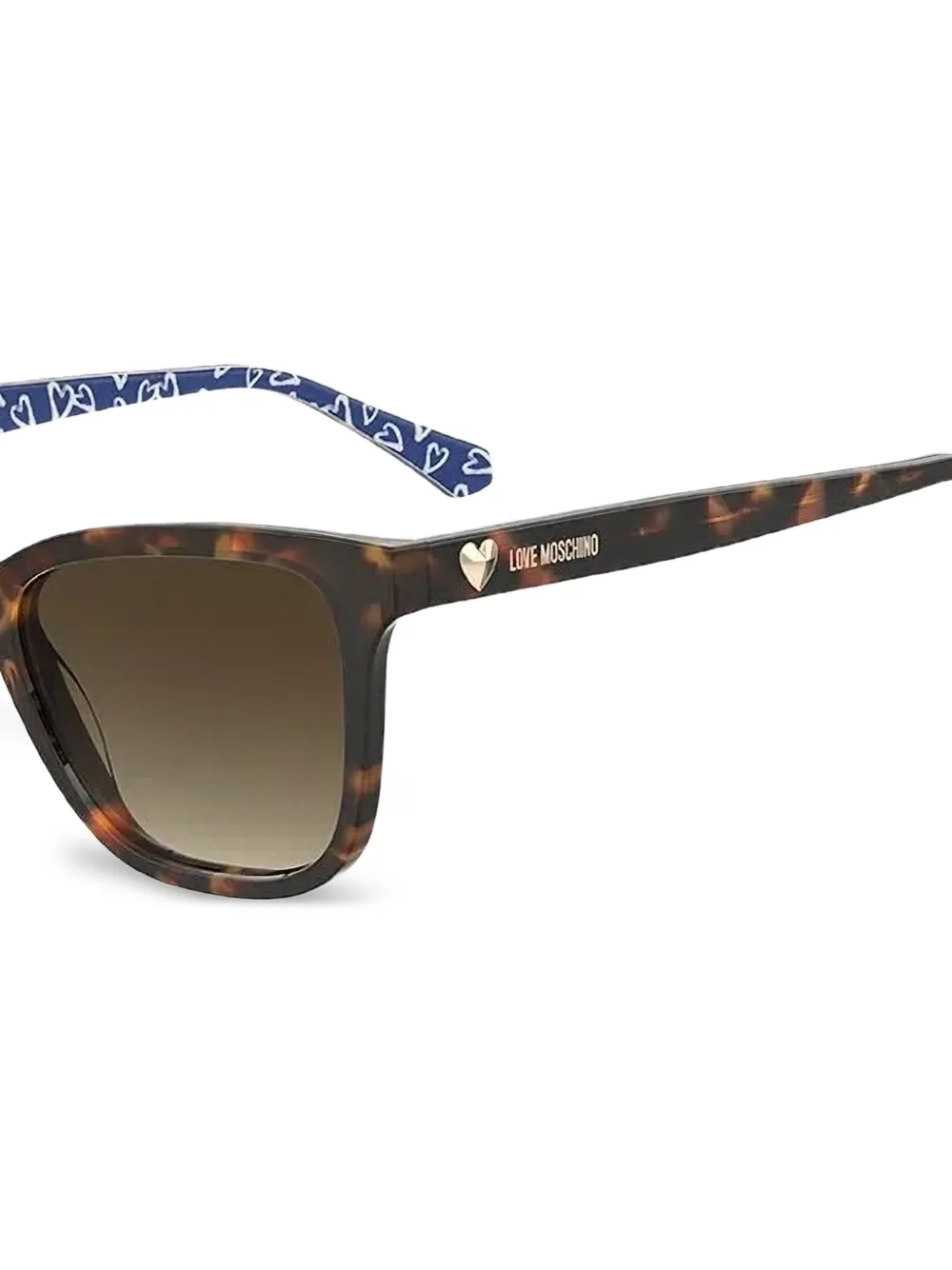 Love Moschino square-frame sunglasses - Bruin