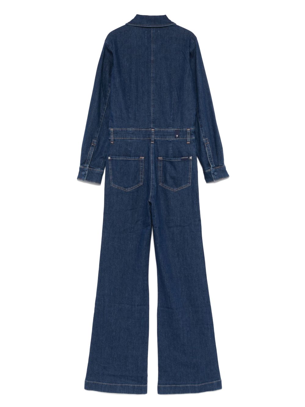 7 For All Mankind Luxe jumpsuit - Blauw