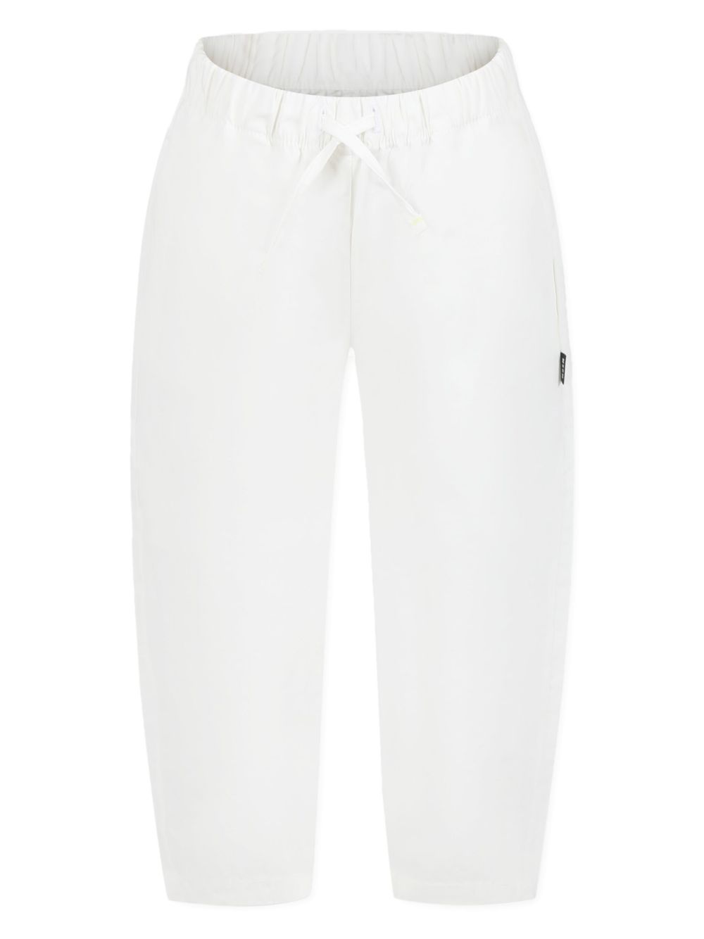 MSGM Kids drawstring-waist track pants - White