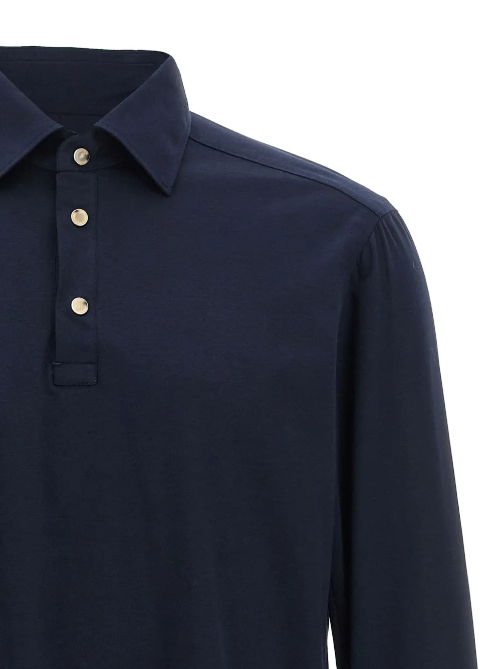 Shop Kiton Positano Polo Shirt In Blue