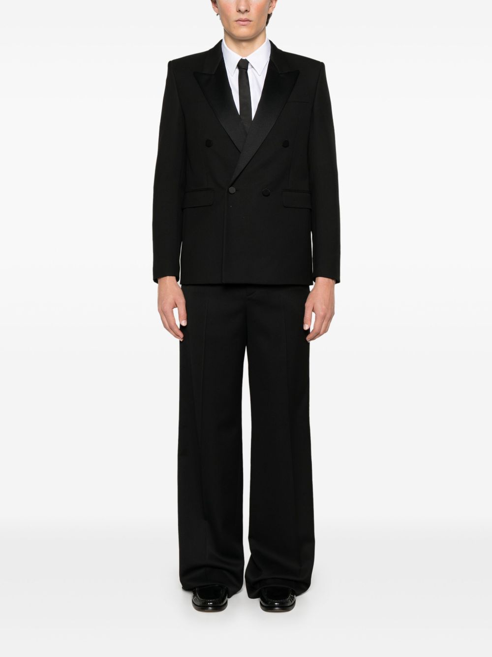 Saint Laurent Katoenen overhemd - Wit