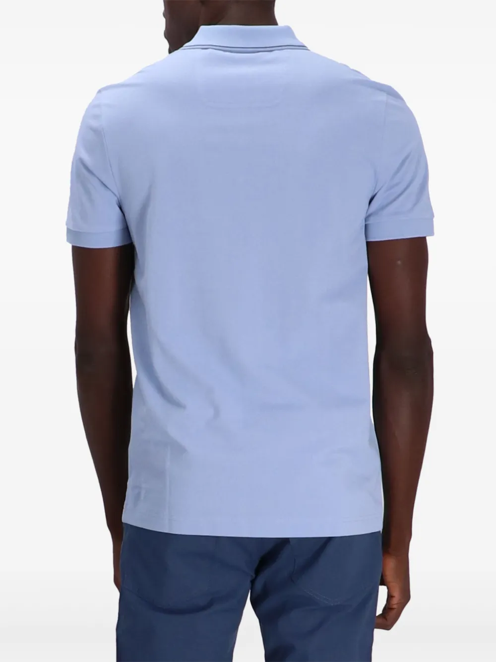 BOSS Poloshirt met geborduurd logo Blauw