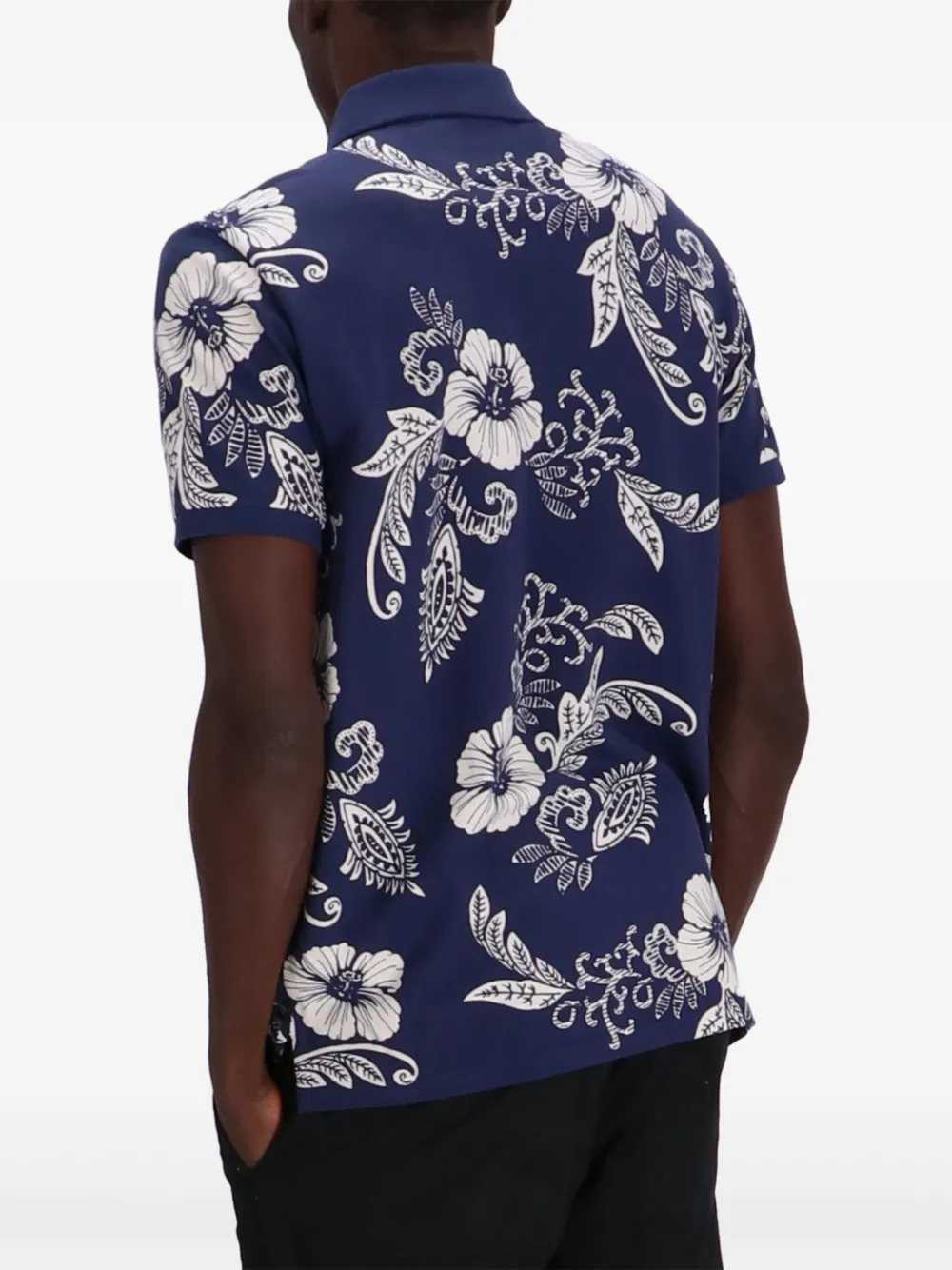 Polo Ralph Lauren Poloshirt met bloemenprint Blauw