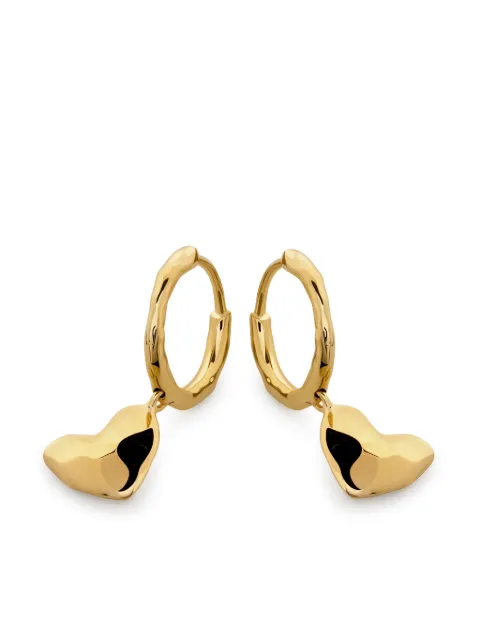 Monica Vinader Heart Drop earrings 