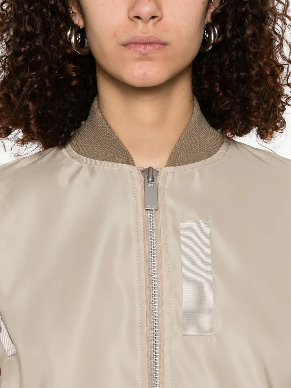 sacai Twill gilet Beige