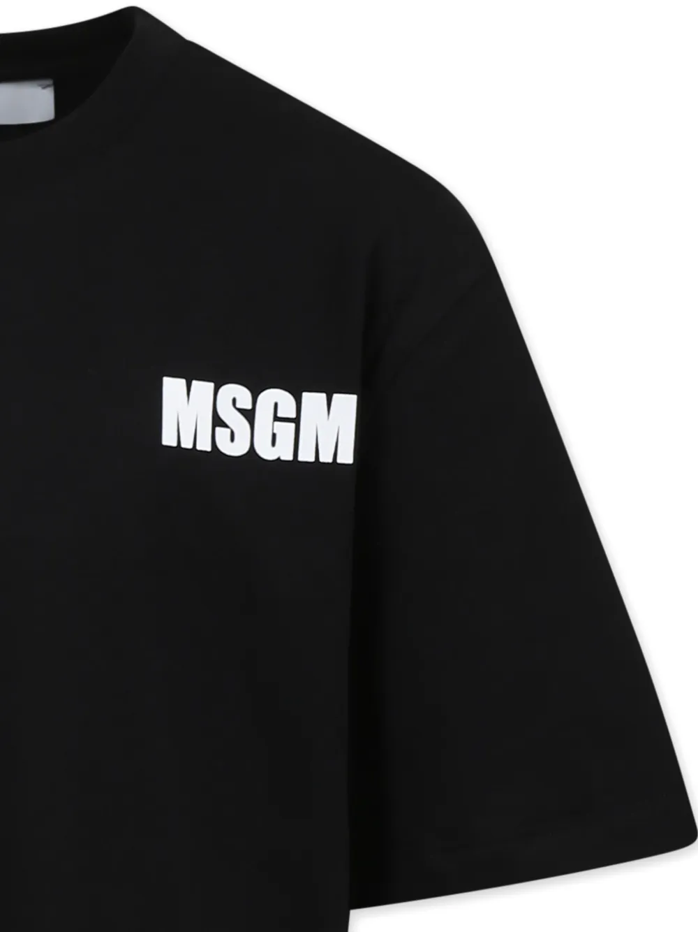 MSGM Kids Jurk met logoprint Zwart