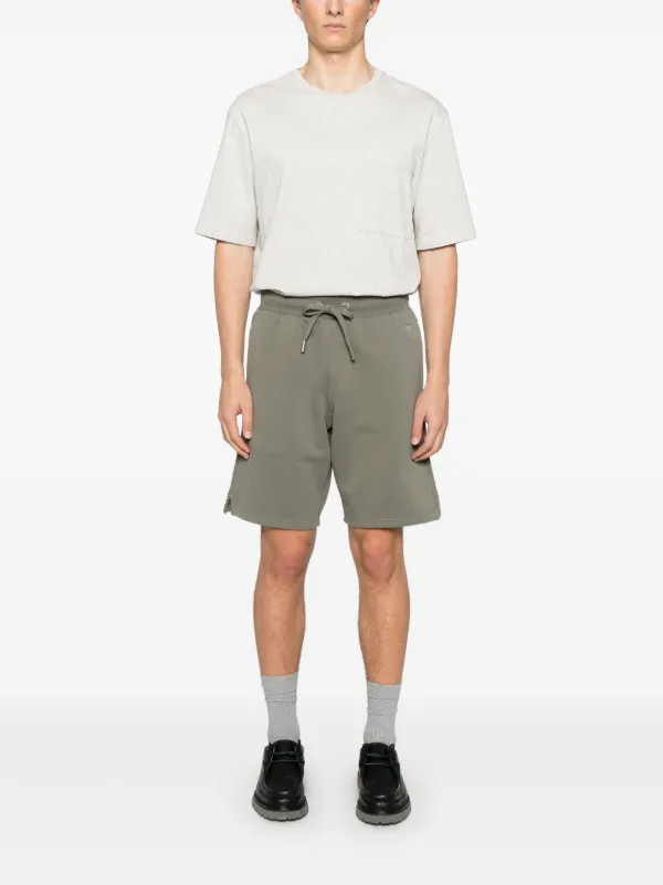 ショートパンツ AMI PARIS SS23 COTTON SHORTS (FSO801_JE0015001) AMI Paris Ami De Coeur-embroidered Shorts | Grey | FARFETCH