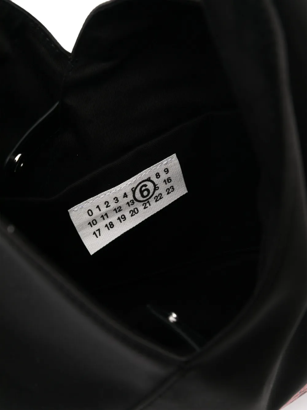 Mm6 Maison Margiela Small Year Of The Snake Japanese Tote Bag In Black