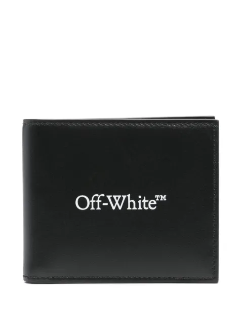 Off-White cartera con sello del logo
