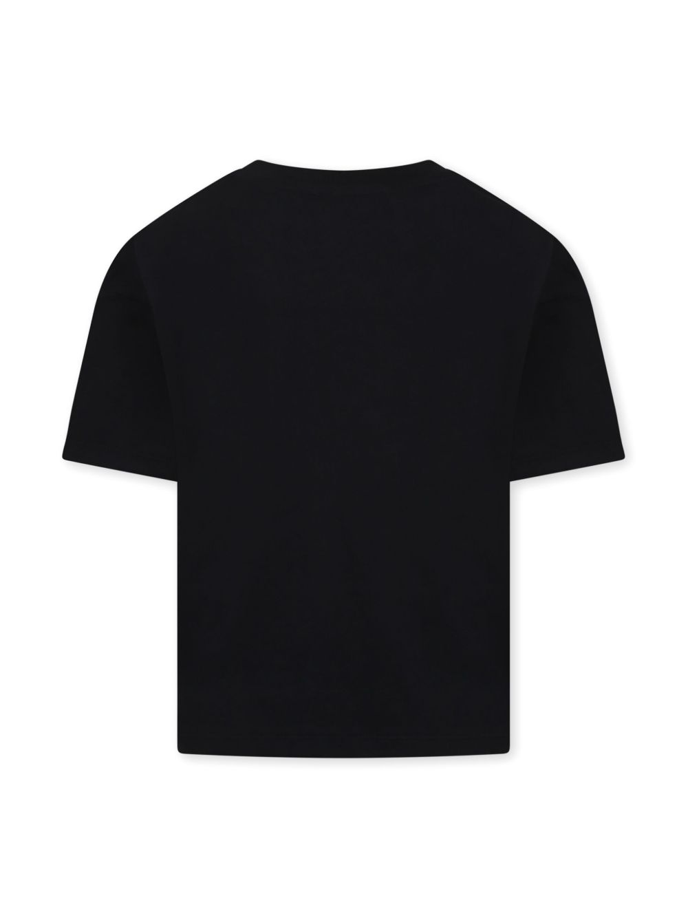 MSGM Kids T-shirt verfraaid met logo - Zwart