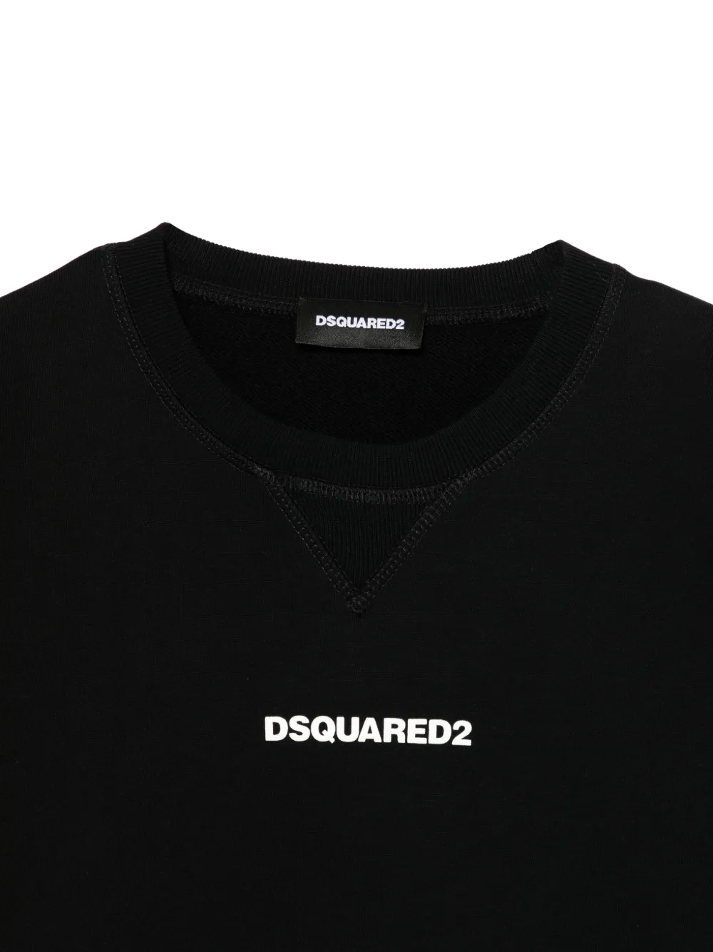 DSQUARED2 KIDS Sweater met logopatch Zwart