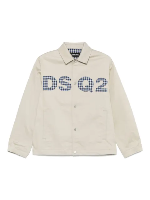 DSQUARED2 KIDS chamarra con logo bordado